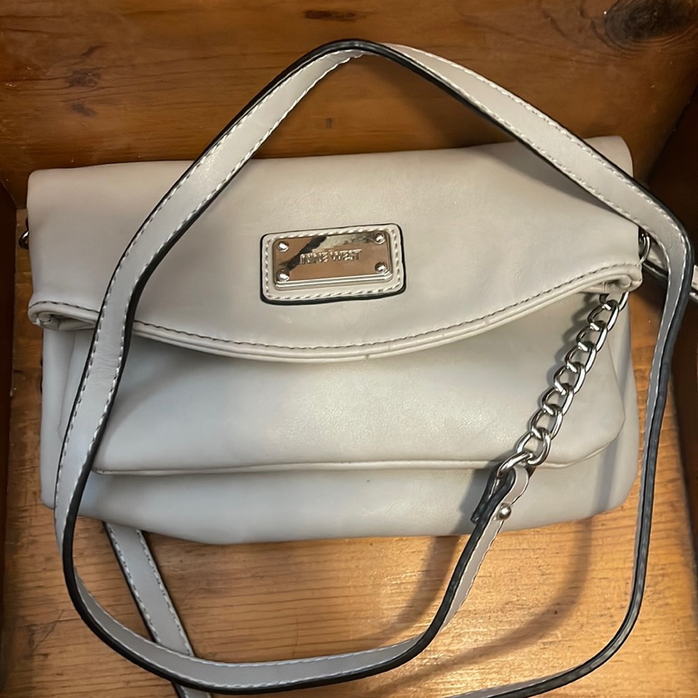 9 West mini crossbody clutch